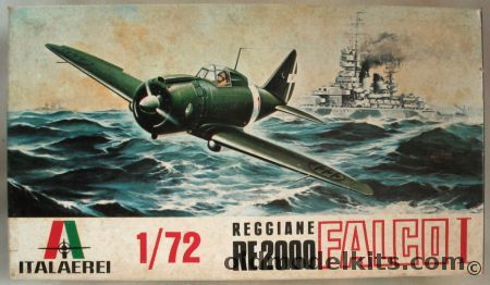 Italaerei 1/72 Reggiane RE-2000 Falco I - Italian / Hungarian / Swedish Air Forces, 104 plastic model kit